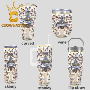Milwaukee Brewers 2026 World Series Champions MLB Wine Stanley Flip Straw Cup Tumbler