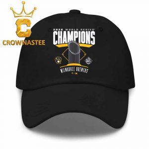 Milwaukee Brewers Black 2026 World Series Champions Classic Hat Cap Snapback