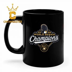 Milwaukee Brewers Fanatics 2026 World Series Champions Official Logo Ceramic Mug Cup