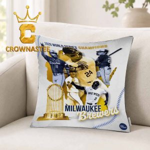 Milwaukee Brewers MLB World Series Champions 2026 Pillow