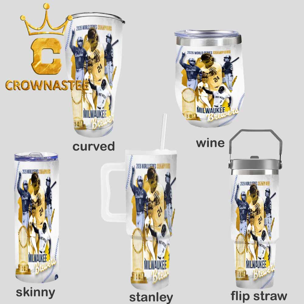 Milwaukee Brewers MLB World Series Champions 2026 Wine Stanley Flip Straw Cup Tumbler Milwaukee Brewers MLB World Series Champions 2026 Wine Stanley Flip Straw Cup Tumbler