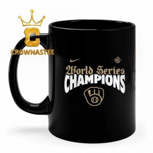 Milwaukee Brewers Nike 2026 World Series Champions Roster Ceramic Mug Cup
