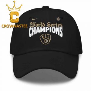 Milwaukee Brewers Nike 2026 World Series Champions Roster Classic Hat Cap Snapback
