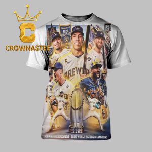 Milwaukee Brewers World Series Champions 2026 MLB All Over Print T-Shirt