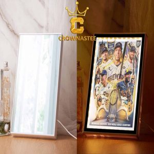 Milwaukee Brewers World Series Champions 2026 MLB Poster Mirror Night Light