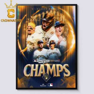 Milwaukee Brewers World Series Champions MLB 2026 Home Decor Poster Canvas
