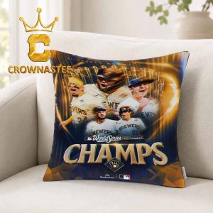 Milwaukee Brewers World Series Champions MLB 2026 Pillow