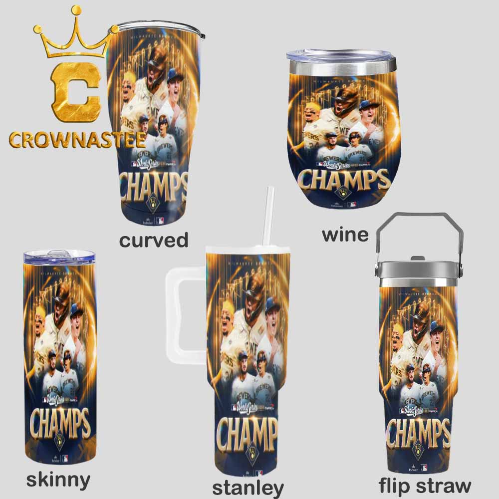 Milwaukee Brewers World Series Champions MLB 2026 Wine Stanley Flip Straw Cup Tumbler Milwaukee Brewers World Series Champions MLB 2026 Wine Stanley Flip Straw Cup Tumbler