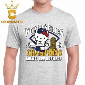Milwaukee Brewers x Hello Kitty 2026 World Series Champions Unisex T-Shirt