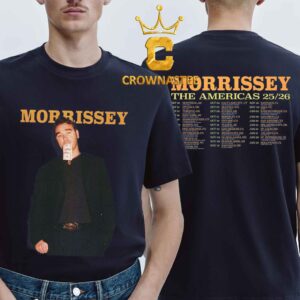 Morrissey Dollar Bill 2026 Tour Dates Two Sided T-Shirt