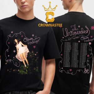 Olivia Rodrigo The Unraveled 2026 2027 Tour Dates Two Sided T-Shirt