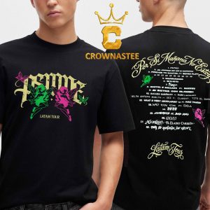 Omar Courtz Por Si Manana No Estoy Latam Tour 2026 Two Sided T-Shirt