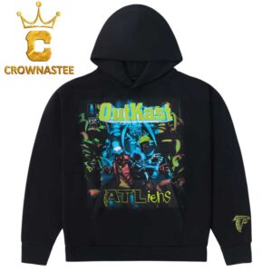 Outkast x Atlanta Falcons 30th Anniversary ATLiens Album Cover AOP Hoodie