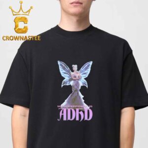 Paris Hilton ADHD Butterfly Heavyweight Unisex T-Shirt