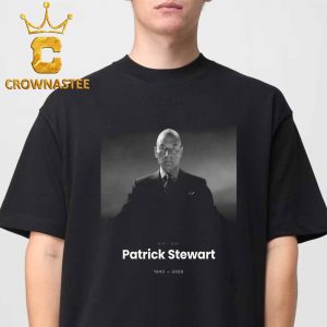 RIP Patrick Stewart Pass Away At 86 Captain Picard Professor X Unisex T-Shirt