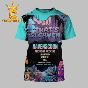 Ravenscoon Thought Process That’s So Caven Feb 20th 2027 The Caverns Grundy County TN All Over Print T-Shirt