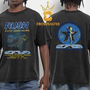Rush Climate Pledge Arena 2026 Tour Seattle WA October 10th 12th Two Sided T-Shirt