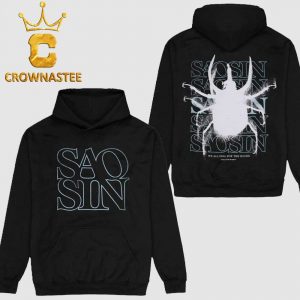 Saosin Logo Beetle We All Fall For The Sound Logo Two Sided Hoodie