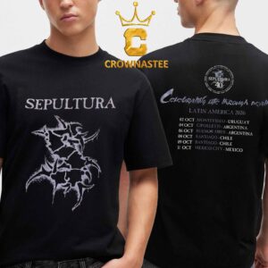 Sepultura Celebrating Life Through Death Latin America 2026 Two Sided T-Shirt
