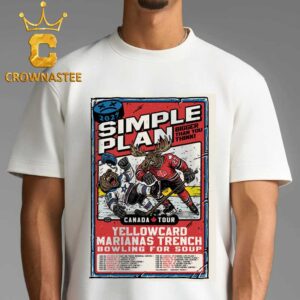 Simple Plan Bigger Than You Think Canada Tour 2027 Unisex T-Shirt