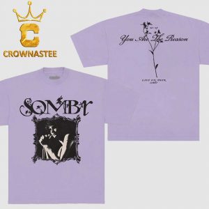 Sombr You Are The Reason Tour 2026 Floral Two Sided T-Shirt