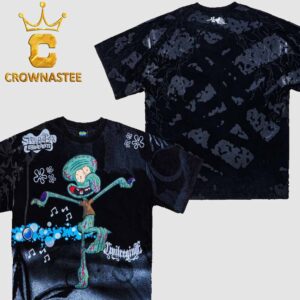 Spongebob Squarepants Civil Regime Dystopic Bottom Side By Side 199X All Over Print T-Shirt
