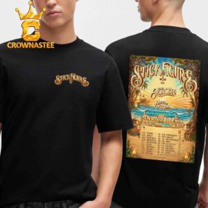 Stick Figure Enjoy The Ride Tour 2027 June 13th Bethel Woods Center For The Arts Two Sided T-Shirt