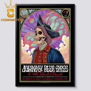 Sturgill Simpson aka Johnny Blue Skies TD Garden 2026 Tour Boston MA October 13th Home Decor Poster Canvas
