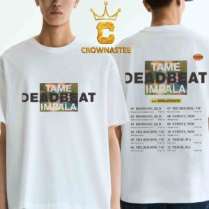 Tame Impala Dead Beat With Ninajirachi 2026 Tour Two Sided T-Shirt