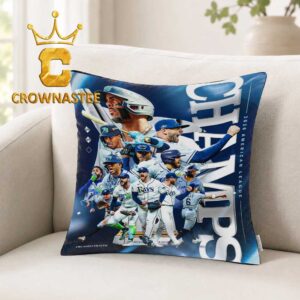 Tampa Bay Rays 2026 MLB American League Champions Pillow
