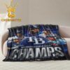 Tampa Bay Rays American League Champions 2026 MLB Fleece Woven Blanket
