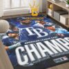 Tampa Bay Rays American League Champions 2026 MLB Home Decor Rug Carpet