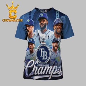 Tampa Bay Rays American League Champs 2026 All Over Print T-Shirt