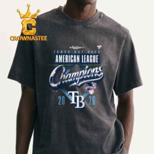 Tampa Bay Rays Fanatics Heather 2026 American League Champions Locker Room Unisex T-Shirt