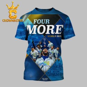 Tampa Bay Rays Four More World Series 2026 All Over Print T-Shirt
