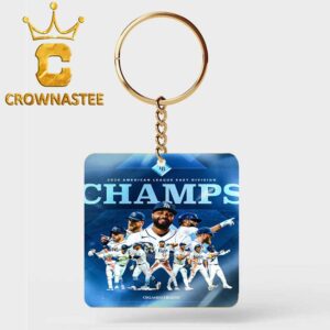 Tampa Bay Rays MLB American League Champions 2026 Acrylic Wood Keychain