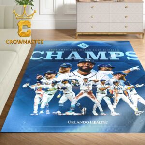 Tampa Bay Rays MLB American League Champions 2026 Home Decor Rug Carpet