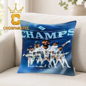 Tampa Bay Rays MLB American League Champions 2026 Pillow