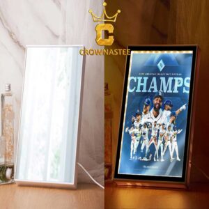 Tampa Bay Rays MLB American League Champions 2026 Poster Mirror Night Light
