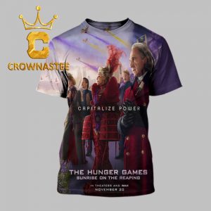 The Hunger Games Sunrise On The Reaping 2026 Movie Capitalize Power All Over Print T-Shirt