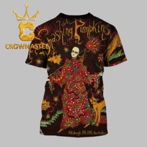 The Smashing Pumpkins PPG Paints Arena 2026 Tour Pittsburgh PA October 6th All Over Print T-Shirt