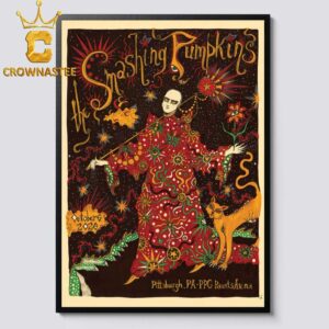 The Smashing Pumpkins PPG Paints Arena 2026 Tour Pittsburgh PA October 6th Home Decor Poster Canvas