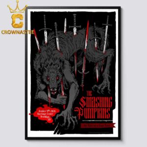 The Smashing Pumpkins The Rats In A Cage Tour Oct 4th 2026 Barclay Center Brooklyn NY Home Decor Poster Canvas