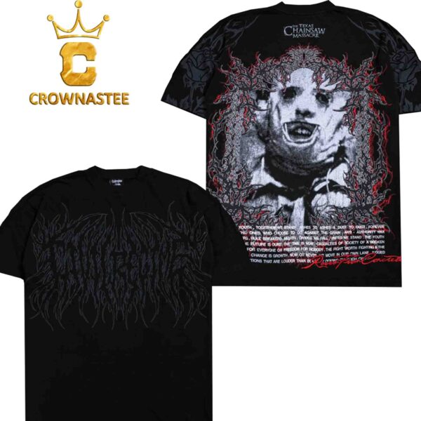 The Texas Chainsaw Massacre Civil Regime Face Modification American Two Sided T-Shirt