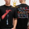 Doja Cat Tour Ma Vie Merchandise Black Dateback Two Sided T-Shirt Doja Cat Tour Ma Vie Merchandise Black Dateback Two Sided T-Shirt