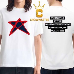 Turnstile Washington Monument 2026 Washington DC October 24th Two Sided T-Shirt