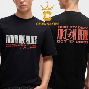 Twenty One Pilots Ohio Stadium 2026 Tour Columbus OH October 17th Two Sided T-Shirt