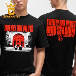Twenty One Pilots Ohio Stadium Oct 17th 2026 Two Sided T-Shirt
