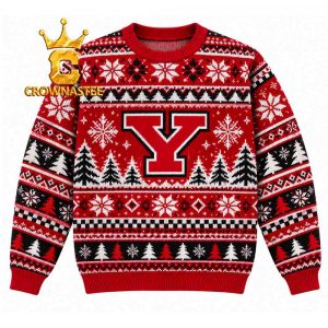 Youngstown State Penguins Logo Christmas Ugly Sweatshirt