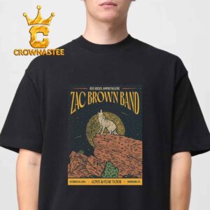 Zac Brown Band Red Rocks Amphitheatre October 19th 2026 Love & Fear Tour Morrison CO Unisex T-Shirt